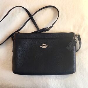 Coach pebble leather crossbody